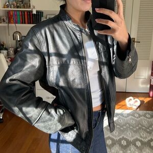 Artica Black Leather Jacket